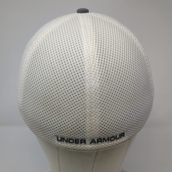 Under Armour Golf Fitted Hat Gray XL Embroidered Logo Colorblock Outdoor - Picture 6 of 9